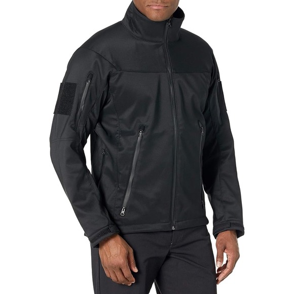 TRU-SPEC 24-7 Tactical Softshell Jacket Black Size X-Large